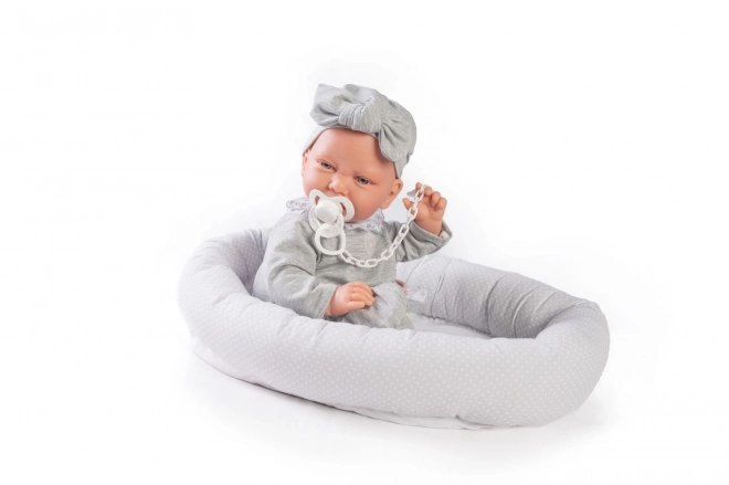 Antonio Juan 33228 CARLA - realistische pop baby met zacht stoffen lichaam - 42 cm