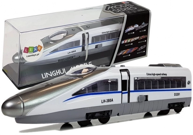 Pendolino Trein met Witte Koppeling met Geluid en Lichten