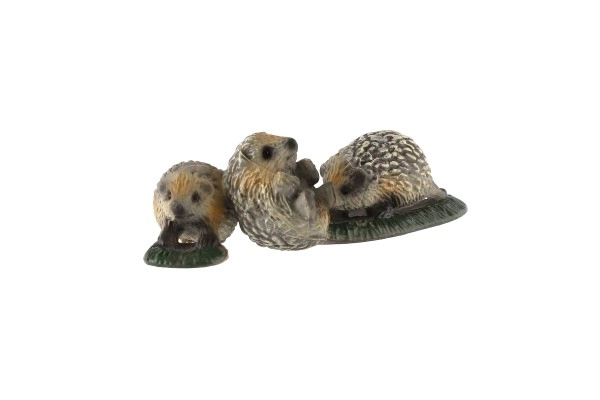 Westerse egel moeder met jongen zooted plastic 8cm in zak