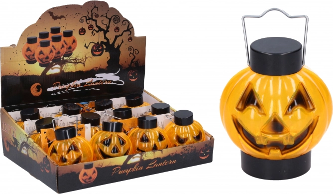 lichtgevende Halloween-pompoen 8 × 7 cm
