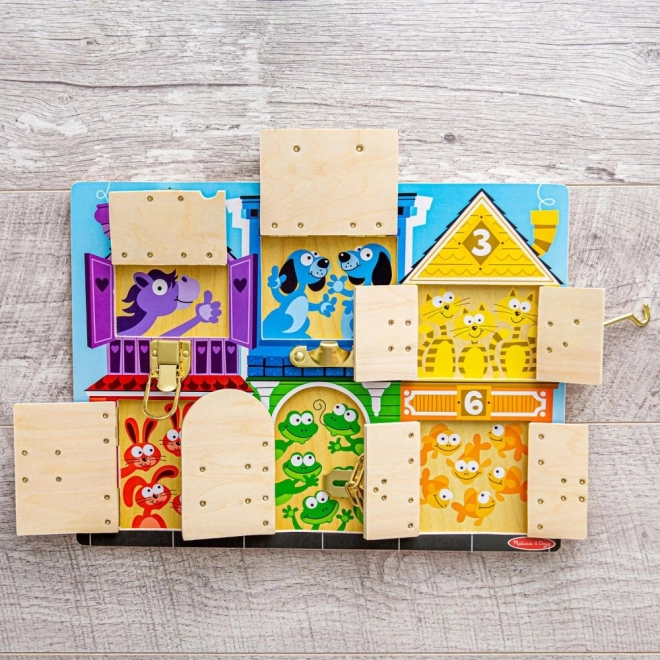 Sloten en beveiligingsbord Melissa en Doug