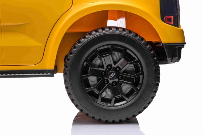 Kinder elektrische auto Ford Ranger Lift Geel
