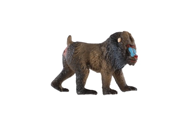 Mandril mannelijke plastic model 7cm in zakje