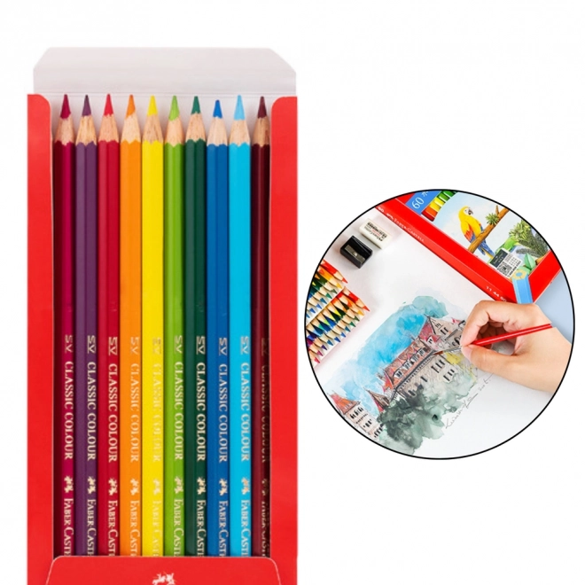 Set Veelzijdige Kleuren Potloden 24 Intense Kleuren SV Technologie