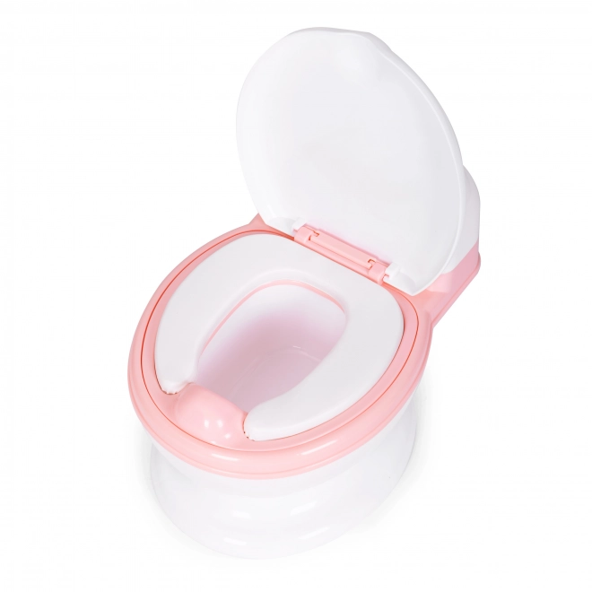 Toiletpot met uitneembare inzet, gesloten kinder wc-bril en borstel ECOTOYS