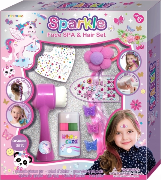 Cosmetische haarset voor kinderen – haarstudio
