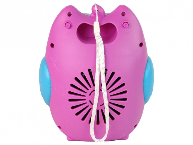 Middelgrote bubbelmachine Uilgeluid Roze