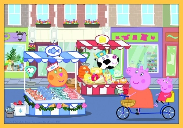 Puzzel 10v1 Peppa Pig