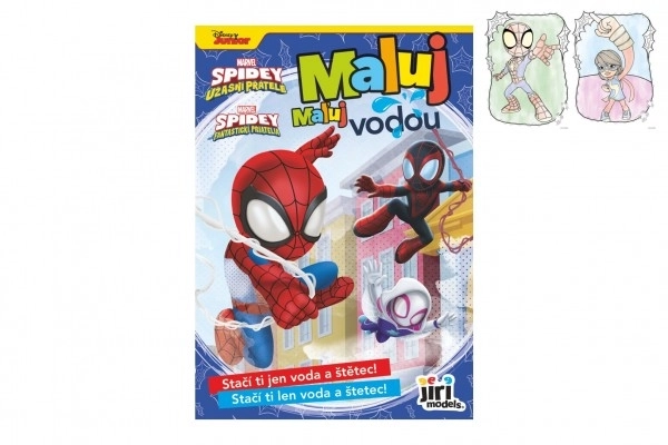 Kleurboeken Schilderen met water! Spidey