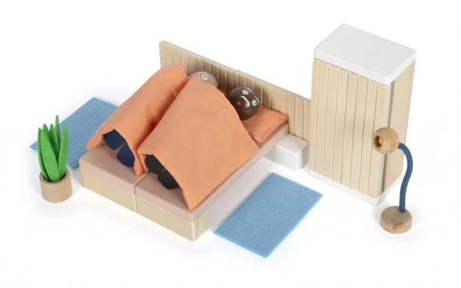 Slaapkamer voor poppenhuis Small Foot