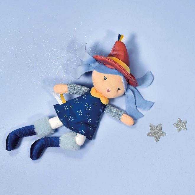 Doudou Jolijou Stoffen Poppen Heks 24 cm