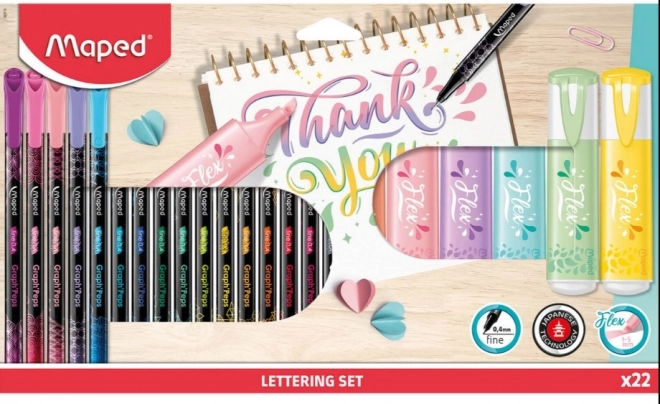 Lettering Set Maped 22 Delige