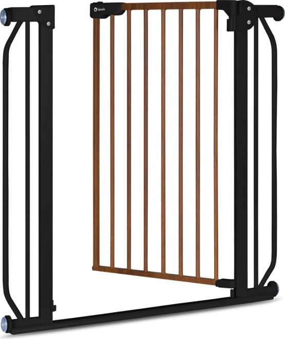 LIONELO Veiligheidsbarrière Truus Slim Zwart Koolstof Natuurlijk