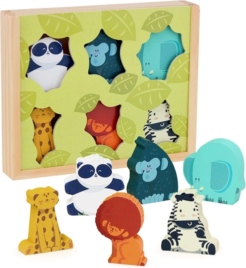 Vilac houten junglefiguurtjes