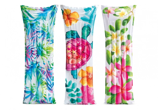 Opblaasbaar luchtbed 183x69 cm met print