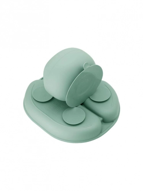 MoMi AMI siliconen eetset voor kinderen groen