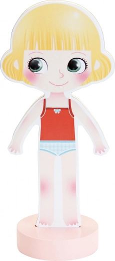 Stabiele houten figuur van 22 cm