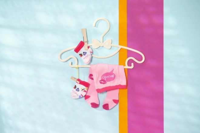 BABY born Panty's en sokken, 2 soorten, 43 cm