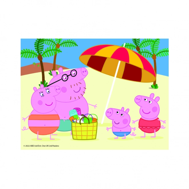 PEPPA BIG 12 Houten Licentie Blokken