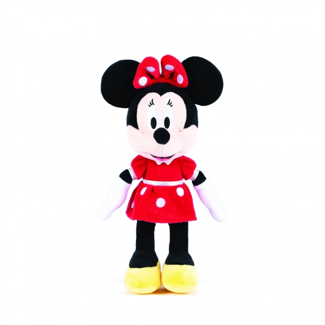 Pluche Minnie in rode jurk