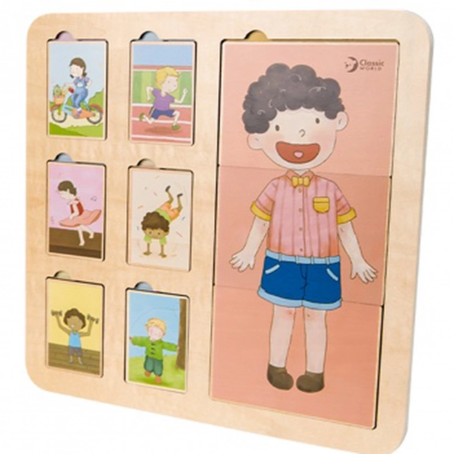 Houten puzzel - Menselijk lichaam