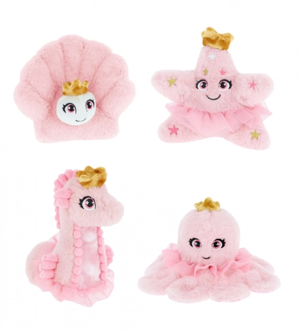 Keeleco ecologische pluchen knuffel Schelp 14 cm