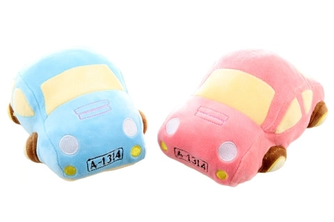 Pluche autootje voor de kleintjes