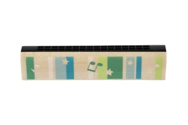 Houten blaasmondharmonica voor kinderen