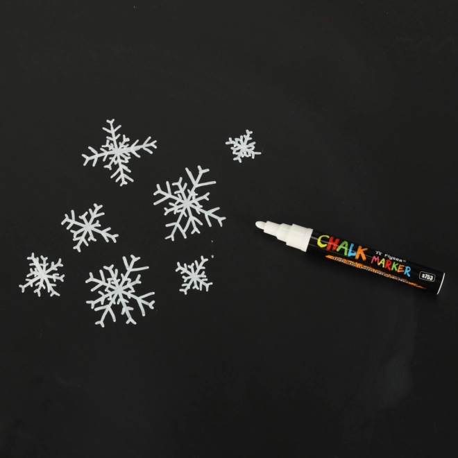 Set krijtmarkers voor borden en glas - 8 kleuren