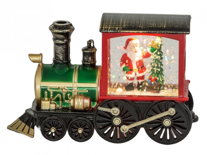 Kerstlantaarn locomotief met LED-verlichting