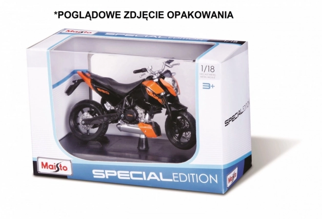 Model motorfiets Suzuki GSX-R600 met standaard 1/18
