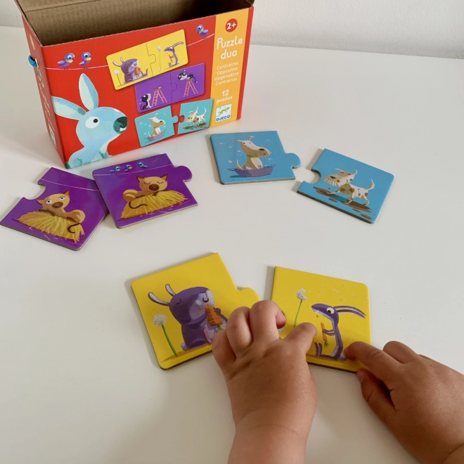 DJECO Duo puzzel Tegenstellingen