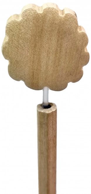 Houten Potlood met Leeuwenkop
