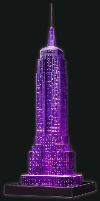 RAVENSBURGER Lichtgevend 3D-puzzel Nachteditie Empire State Building 216 stukjes