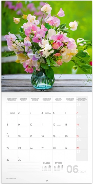 Notitie Kalender Bloemen 2026