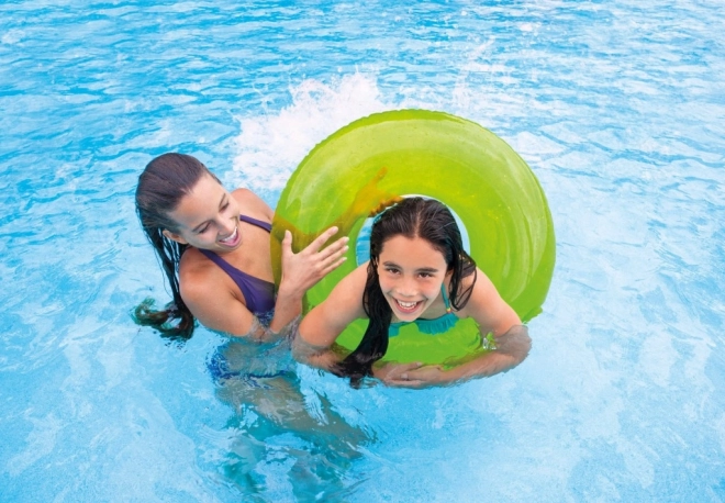 Opblaasbare ring 76 cm in 3 kleuren in zak