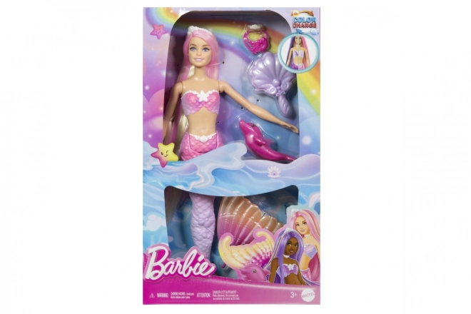 Barbie Sirene die van kleur verandert