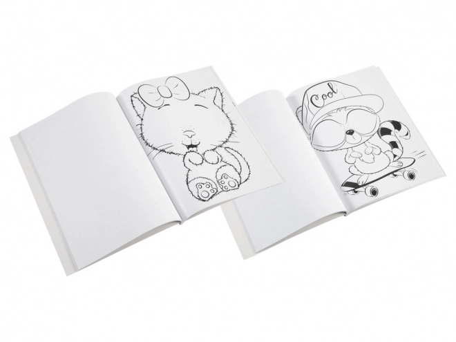 Kleurplaten met stickers