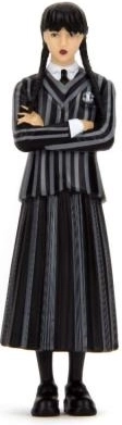 wednesday addams-figuur in de verpakking