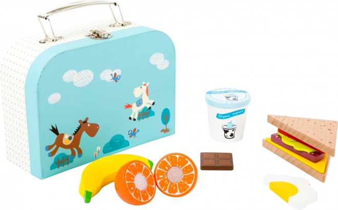 Blauw snackkoffertje Small Foot