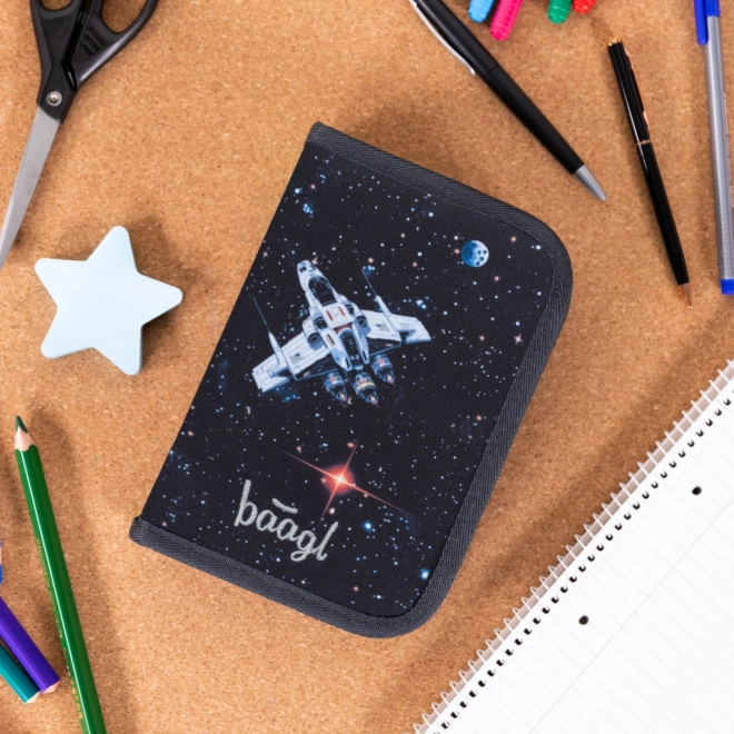 School etui Pixel Space