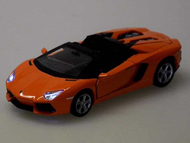 Metaal modelauto Lamborghini Aventador Roadster 1:32 interactief