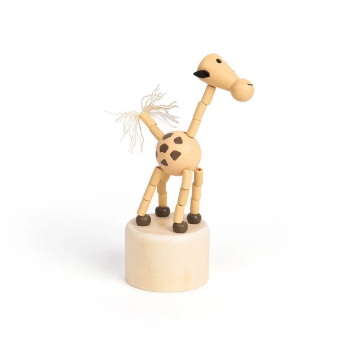 Safari Giraffe Dieren van Hout om te Knijpen van Bigjigs Toys