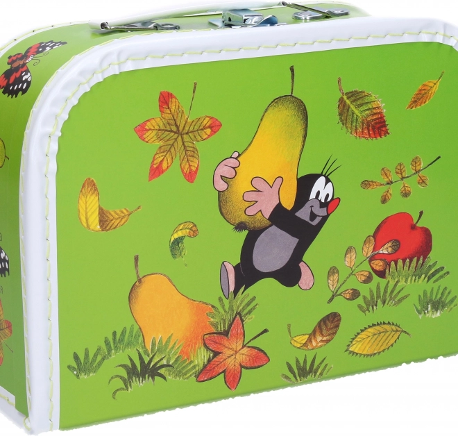 Kinderkoffertje MOLLETJE lichtgroen 25 cm