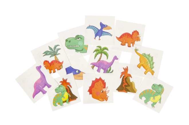 Dinosaurussen Tatoeages 12 stuks
