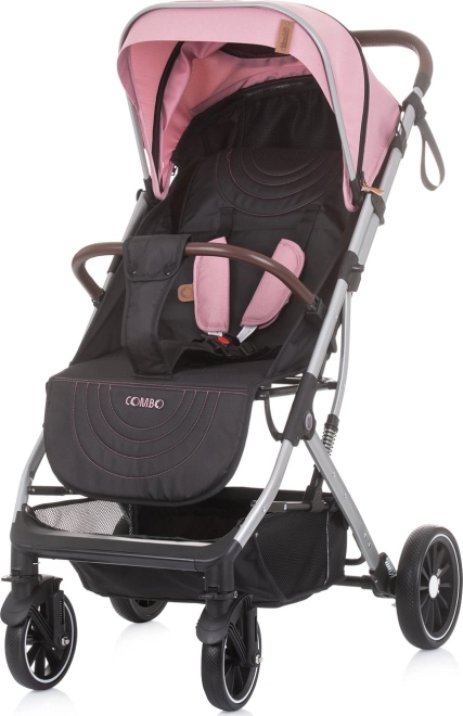 Chipolino sportieve buggy met voetenzak Combo – Rose