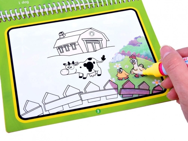 Waterkleurboek met dieren