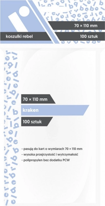 Kaartbeschermers 70x110 mm Kraken 100 stuks