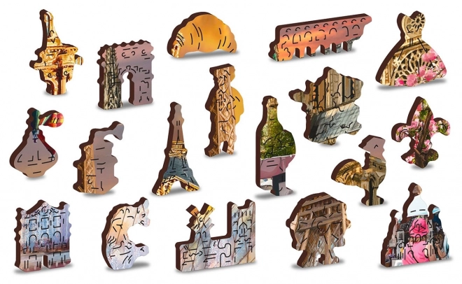 Houten puzzel Lente in Parijs
