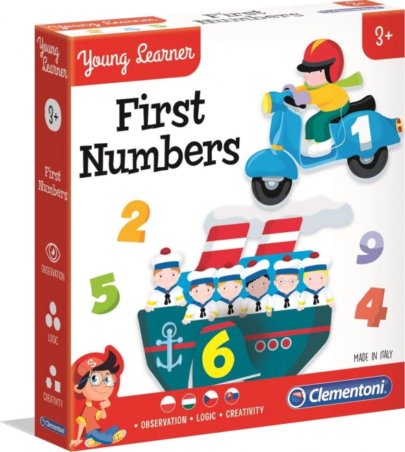 Educatieve puzzel Eerste cijfers 9×2 stukjes CLEMENTONI